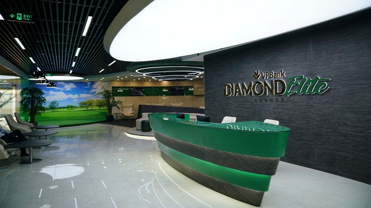 Thiết kế sang trọng, hiện đại của VPBank Diamond Elite Lounge