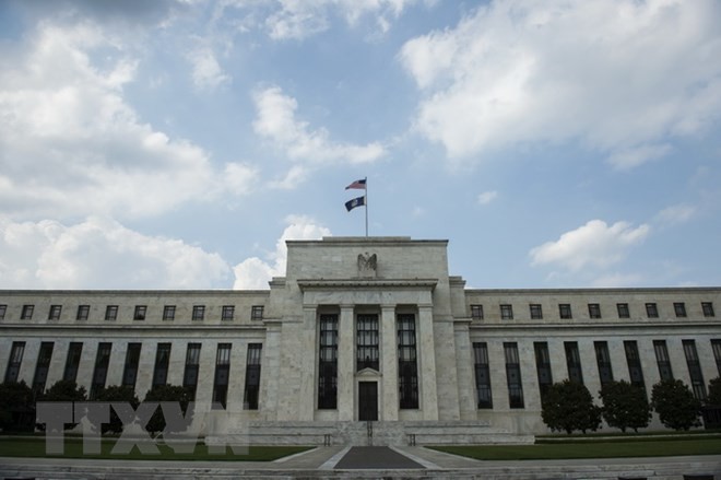 Trụ sở Fed tại Washington DC. của Mỹ ngày 14/6 vừa qua. (Ảnh: AFP/TTXVN)