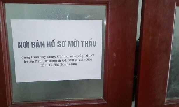 Phát hành HSMT tại huyện Phù Cừ, Hưng Yên: Nhà thầu “đâm đơn” bất ngờ đính chính