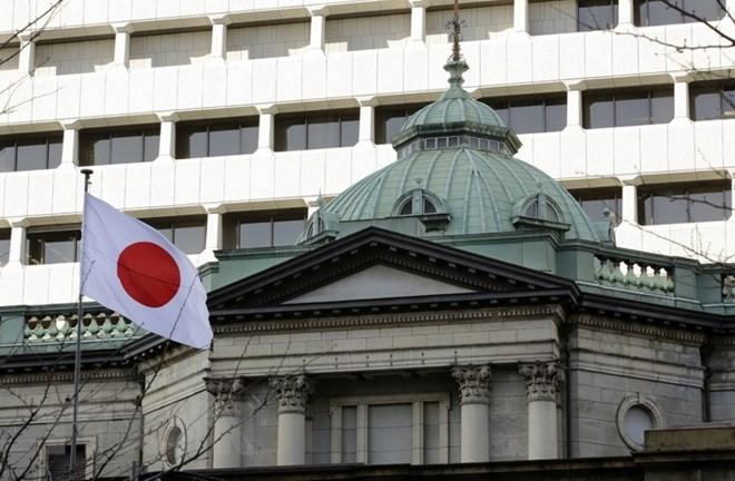 Trụ sở Ngân hàng Trung ương Nhật Bản tại Tokyo. (Nguồn: EPA/TTXVN)