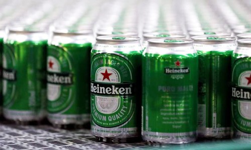 Heineken hiện chỉ chiếm 0,5% thị phần bia tại Trung Quốc. Ảnh:Reuters