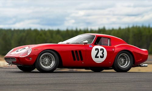 Chiếc Ferrari 250 GTO 1962 được đem đấu giácuối tuần trước. Ảnh:RM Sotheby's