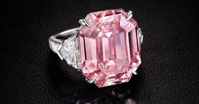 Viên kim cương 18,95 carat màu hồng lấp lánh có tên The Pink Legacy. (Nguồn: Christie's Images LTD. 2018)