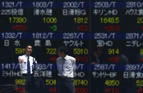Thị trường chứng khoán châu Á biến động trái chiều. Ảnh: Reuters