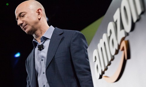 Ông chủ Amazon - Jeff Bezos hiện là người giàu nhất thế giới. Ảnh:AFP