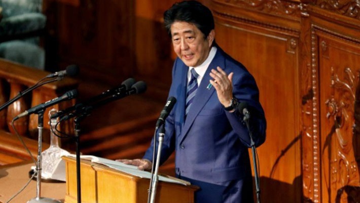Thủ tướng Nhật Bản Shinzo Abe - Ảnh: Reuters.