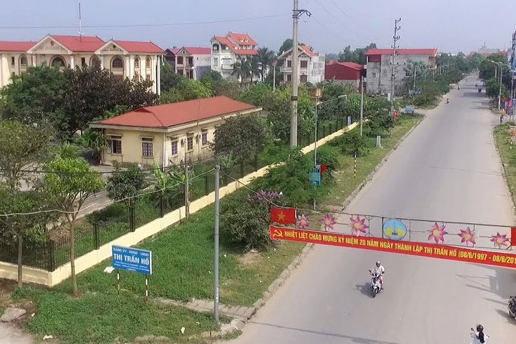 Mục tiêu của Dự án là đáp ứng nhu cầu đi lại, sinh hoạt của nhân dân và điều kiện làm việc của các cơ quan thuộc UBND huyện Thuận Thành, Bắc Ninh. Ảnh: Lê Hà