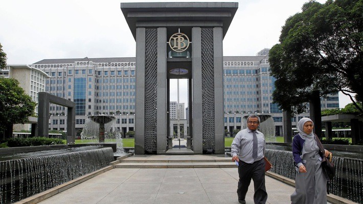 Trụ sở Ngân hàng Trung ương Indonesia ở Jakarta - Ảnh: Reuters/Nikkei.