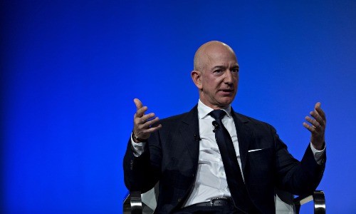 Ông chủ Amazon - Jeff Bezos. Ảnh:Bloomberg