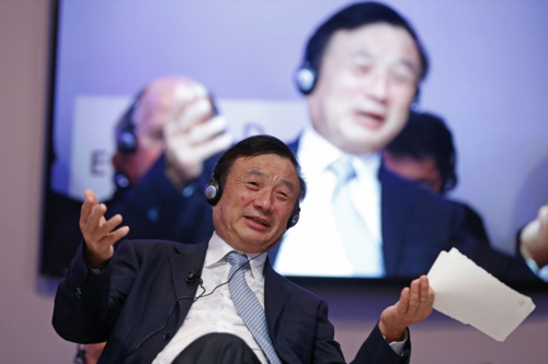 Ông Nhậm Chính Phi - Chủ tịch kiêm CEO Huawei.Ảnh: Bloomberg