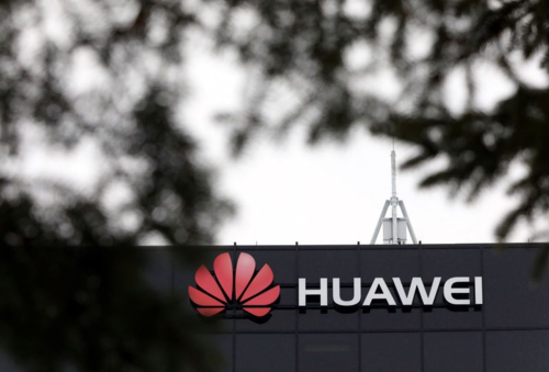 Bên ngoài một trung tâm nghiên cứu của Huawei ở Ontario (Canada). Ảnh:Reuters