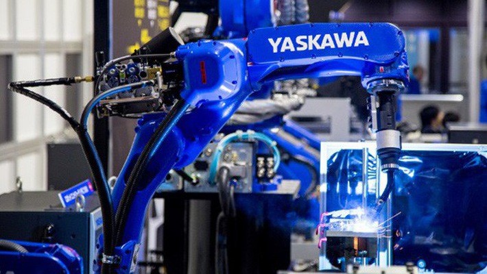 Một robot công nghiệp do Yaskawa sản xuất.