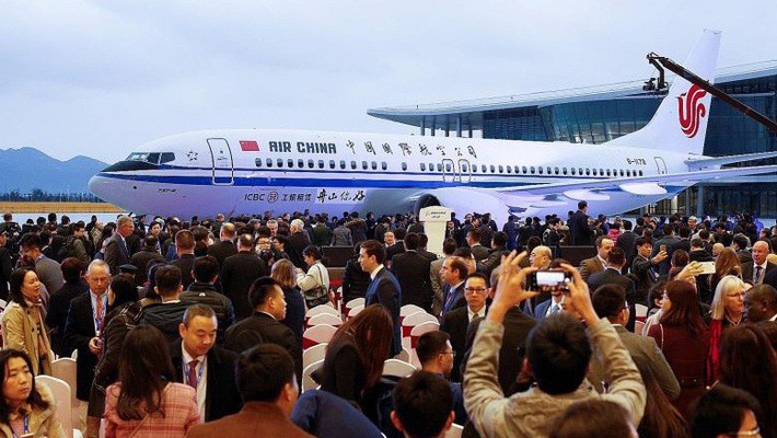 Boeing khai trương nhà máy đầu tiên tại Trung Quốc vào ngày 15/12 - Ảnh: Straits Times.