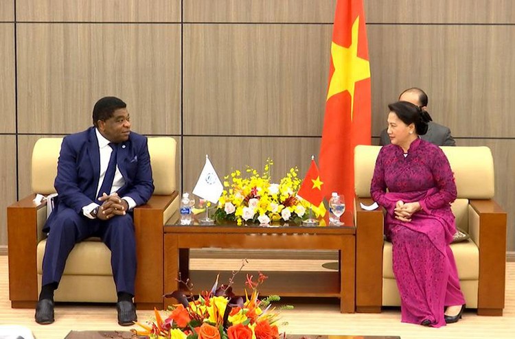Chủ tịch Quốc hội Nguyễn Thị Kim Ngân và Tổng Thư ký IPU Martin Chungong