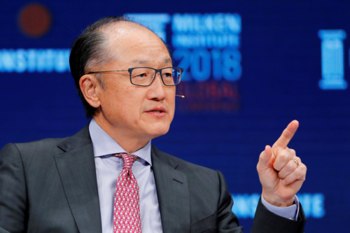 Ông Jim Yong Kim nghỉ ởWorld Bank từ 1/2. Ảnh:Reuters.