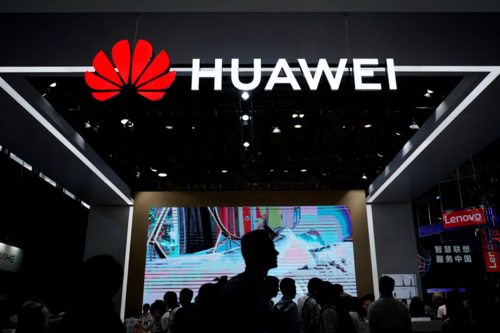 Gian hàng của Huawei tại triển lãm công nghệ CES hồi tháng 6 ở Trung Quốc. Ảnh:Reuters