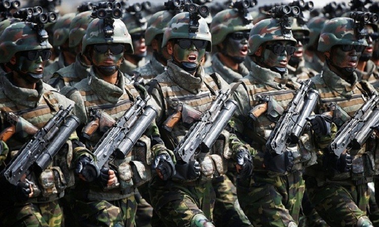 Các thành viên Đơn vị 525 của Triều Tiên. Ảnh: Reuters.