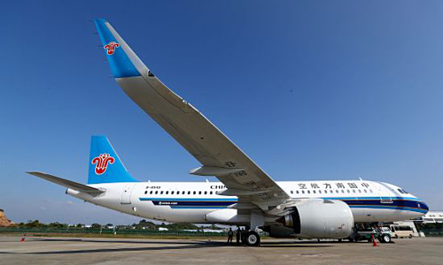 Máy bay A320neo của một hãng hàng không Trung Quốc. Ảnh:FlightGlobal