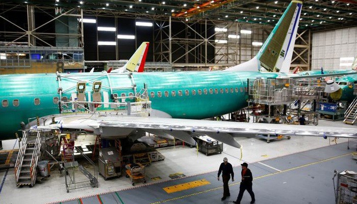 Một máy bay 737 Max đang trong quá trình sản xuất tại nhà máy của Boeing ở Renton, Washington, hôm 27/3/2017 - Ảnh: Reuters/CNBC.