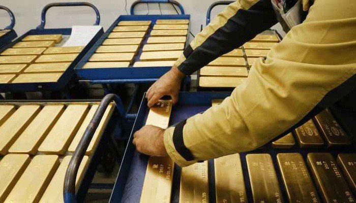 Trong 1 thập kỷ trở lại đây, dự trữ vàng của Nga đã tăng gấp 4 lần - Ảnh: Reuters.