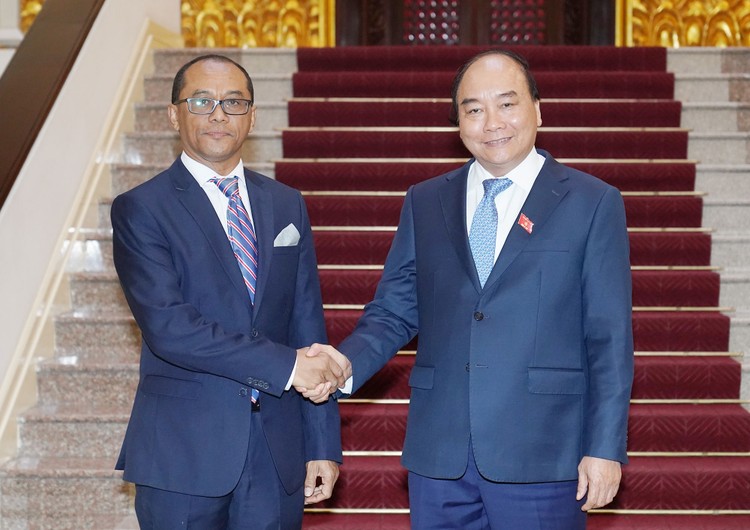 Thủ tướng Nguyễn Xuân Phúc bày tỏ mong muốn Timor-Leste tiếp tục quan tâm, tạo điều kiện thuận lợi cho cộng đồng người Việt, các doanh nghiệp Việt Nam. Ảnh: Hiếu Nguyễn