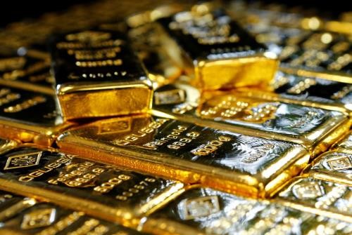 Giá vàng tại thị trường Mỹ tăng nhẹ. Ảnh minh họa: Reuters