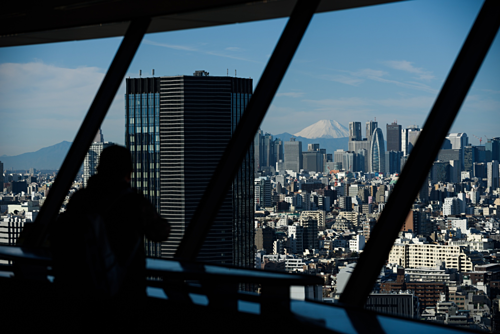 Thủ đô Tokyo và núi Phú Sĩ tại Nhật Bản. Ảnh:Bloomberg