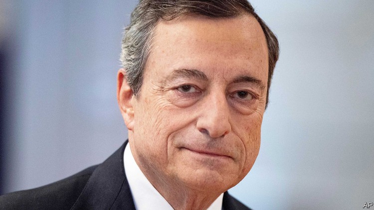 Chủ tịch Ngân hàng Trung ương châu Âu (ECB) Mario Draghi - Ảnh: Reuters.