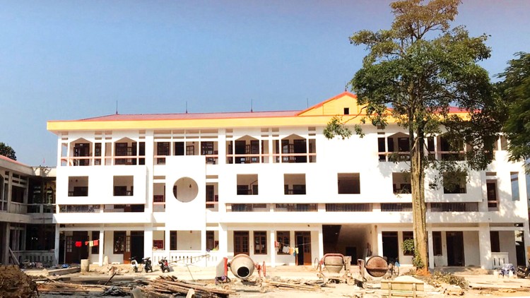 Công trình Trường Mầm non xã Yên Phúc, huyện Văn Quan (tỉnh Lạng Sơn) dự kiến hoàn thành vào tháng 11/2019 nhưng đến nay đã cơ bản hoàn thiện, vượt tiến độ 1 tháng