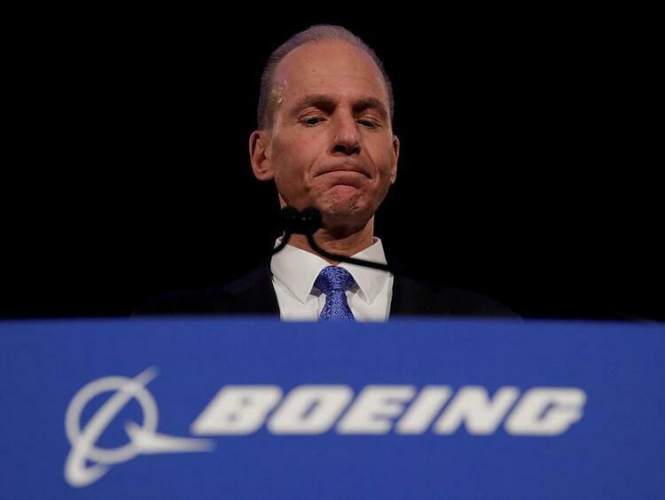 Cựu CEO Boeing Dennis Muilenburg. Ảnh:Reuters