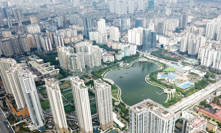 CBRE dự báo, Hà Nội dự kiến chào đón lượng nguồn cung bất động sản dồi dào. Ảnh: Lê Tiên