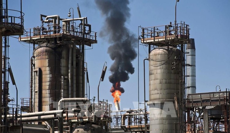 Một cơ sở khai thác dầu ở Tula, bang Hidalgo, Mexico. Ảnh: AFP/TTXVN