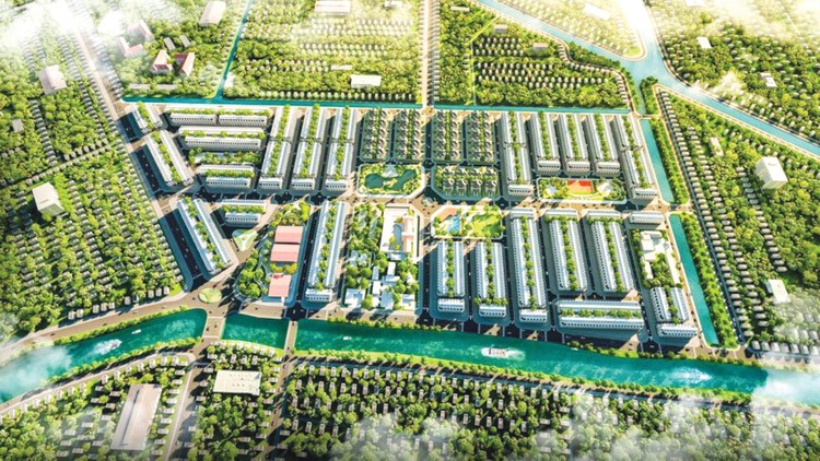 Dự án Khu đô thị mới Khu vực 4, Phường V, TP. Vị Thanh, tỉnh Hậu Giang có tổng diện tích quy hoạch 27,6 ha