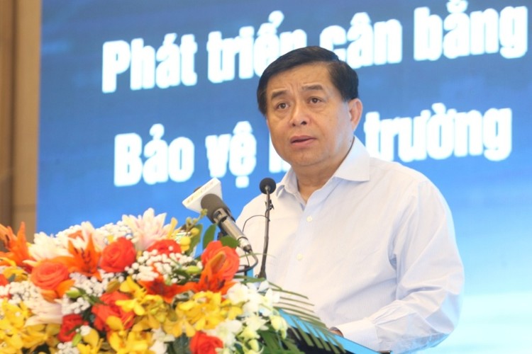 Bộ trưởng Bộ Kế hoạch và Đầu tư Nguyễn Chí Dũng phát biểu tại Hội nghị báo cáo và tham vấn về “Quy hoạch vùng Đồng bằng sông Cửu Long thời kỳ 2021-2030, tầm nhìn đến năm 2050”