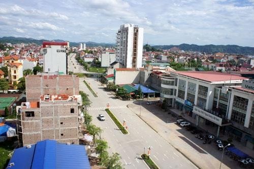 Một góc dự án khu đô thị mới Phú Lộc IV và đường 37 m thuộc địa bàn phường Hoàng Văn Thụ, thành phố Lạng Sơn (Ảnh nguồn: báo Lạng Sơn)