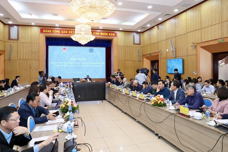 Hội thảo Tham vấn ý kiến đối với Quy hoạch Thủ đô Hà Nội thời kỳ 2021 - 2030, tầm nhìn đến năm 2050