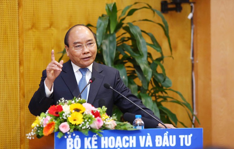 Khẳng định của Thủ tướng tại cuộc làm việc: “Bộ KH&ĐT là cơ quan tham mưu có vị trí đặc biệt quan trọng”. Ảnh Lê Tiên