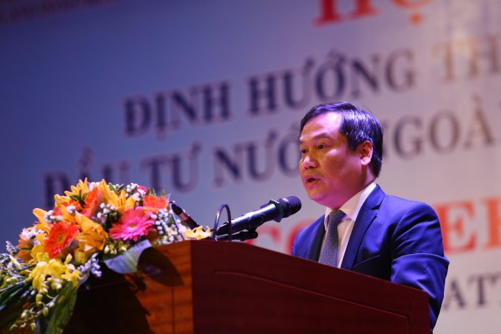 Thứ trưởng Bộ Kế hoạch và Đầu tư Vũ Đại Thắng phát biểu tại Hội nghị
Ảnh: Lê Tiên