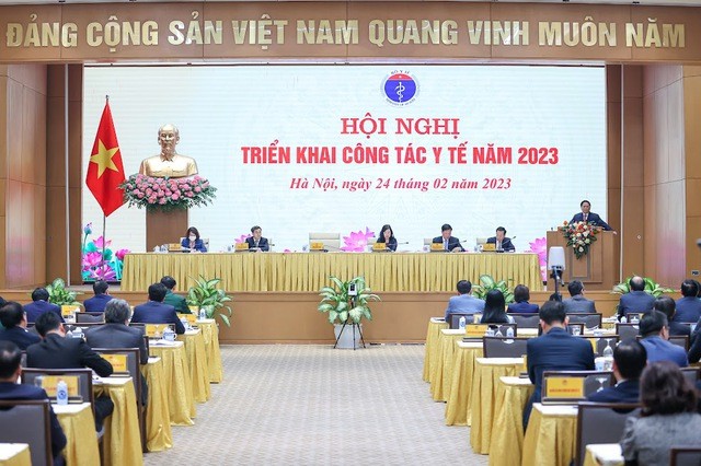Thủ tướng Chính phủ Phạm Minh Chính tham dự để lắng nghe và chỉ đạo tại Hội nghị.
