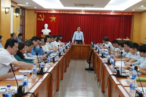 Phó Tổng Thanh tra Chính phủ Trần Ngọc Liêm phát biểu tại Lễ công bố quyết định thanh tra