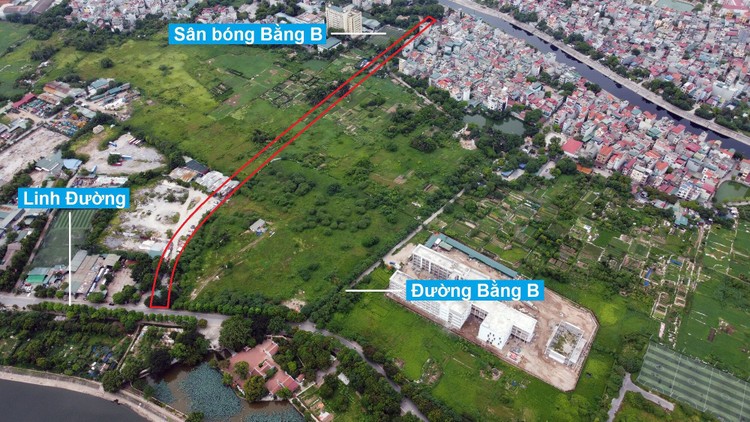 Quy hoạch các ô đất xây trường học của quận Hoàng Mai. Ảnh: internet
