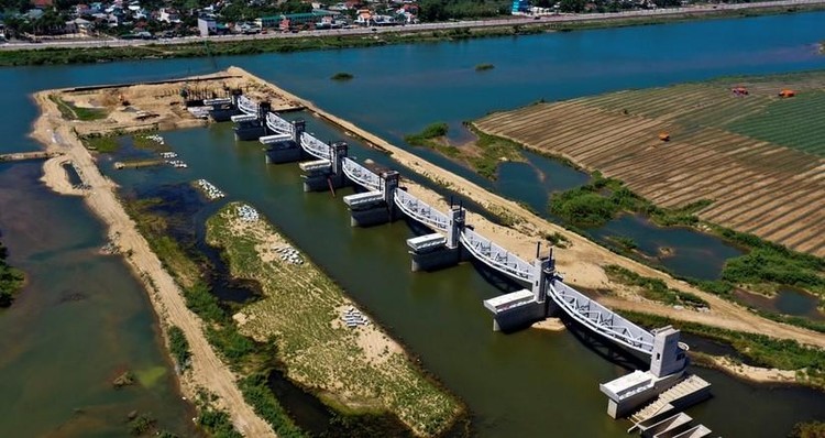 Đập dâng hạ lưu sông Trà Khúc, công trình sử dụng đầu tư công tại Quảng Ngãi