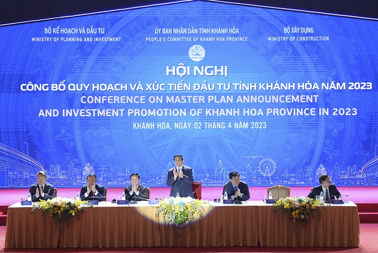 Hội nghị công bố quy hoạch và xúc tiến đầu tư tỉnh Khánh Hoà năm 2023 có sự tham dự của Thủ tướng Chính phủ Phạm Minh Chính