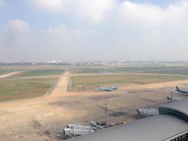 Cảng hàng không quốc tế Tân Sơn Nhất. Ảnh: Vietnam+