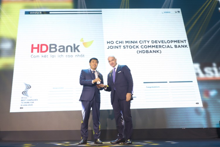 HDBank là ngân hàng Việt Nam duy nhất 03 năm vinh dự nhận giải thưởng danh giá này. 