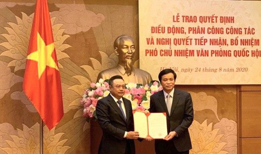 Ông Trần Sỹ Thanh giữ chức Phó Chủ nhiệm Văn phòng Quốc hội