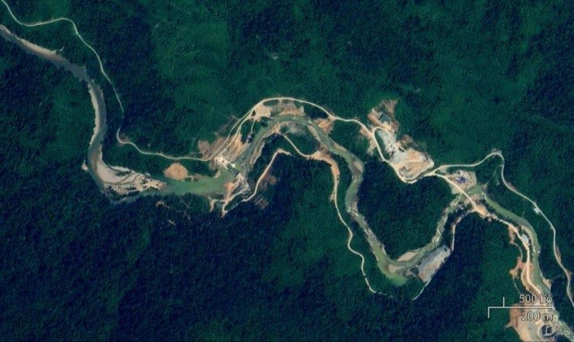 Thuỷ điện Rào Trăng 3 (ảnh: Google map)