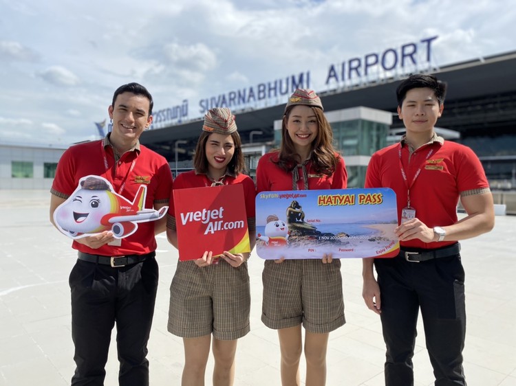 Thai Vietjet ra mắt thẻ bay không giới hạn dành cho các đường bay đến và đi từ Hat Yai 