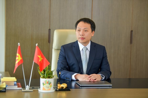 Ông Nguyễn Huy Dũng được bổ nhiệm làm Thứ trưởng Bộ Thông tin và Truyền thông ở tuổi 37. Ảnh: Vietnam+