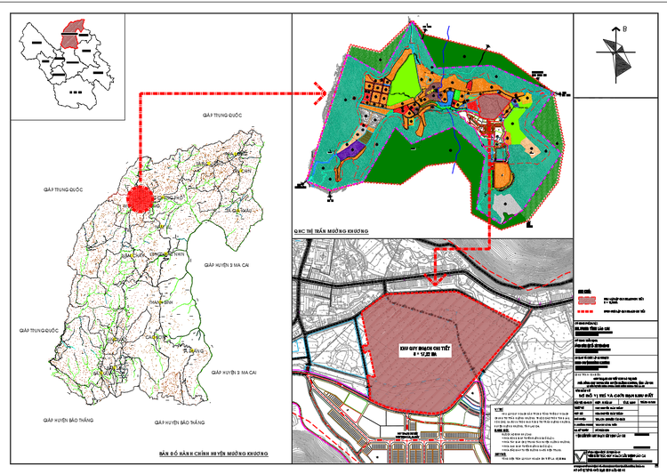Quy hoạch chi tiết khu đô thị phía Đông chợ Mường khương, thị trấn Mường Khương, huyện Mường Khương, tỉnh Lào Cai